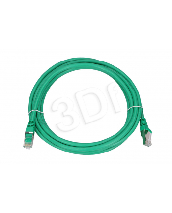EXTRALINK LAN PATCHCORD CAT.6 FTP 3M 1GBIT FOILED BARE COPPER ZIELONY nr 1