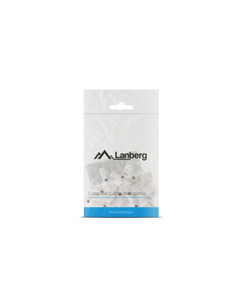 Lanberg wtyk sieciowy RJ45 (8P8C) KAT.6 UTP (20 SZT) DO LINKI I DO DRUTU nr 1