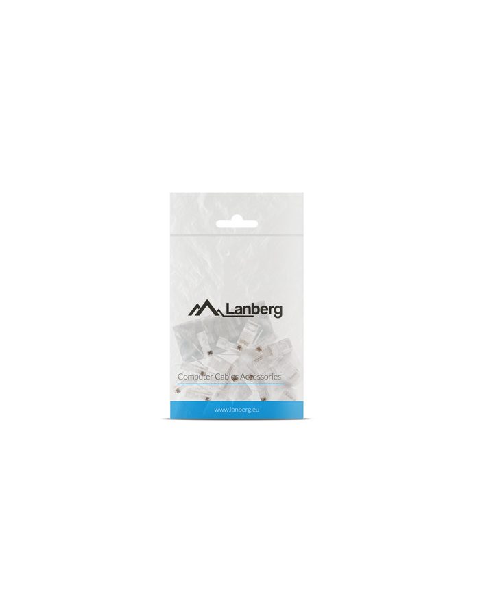 Lanberg wtyk sieciowy RJ45 (8P8C) KAT.6 UTP (20 SZT) DO LINKI I DO DRUTU główny