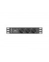 lanberg Listwa zasilająca Rack PDU 10 1U 3x Schuko 2m 16A czarna - nr 2