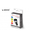 SAVIO SA-06/B Ładowarka samochodowa ze wsparciem Quick Charge 3.0, 2xUSB, czarny - nr 2