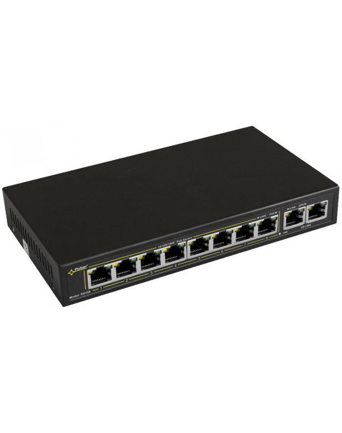 Pulsar SG108 - Switch 10-portowy do 8 kamer IP główny