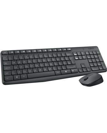 logitech Zestaw bezprzewodowy Klawiatura+Mysz MK235 RUS 920-007948