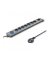 Qoltec Listwa antyprzepięciowa Quick Switch | 8 gniazd | szara |  1,8m - nr 1