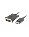 Lanberg kabel Displayport(M) V1.2->DVI-D(M)(24+1) 1.8m Czarny DUAL LINK - nr 8