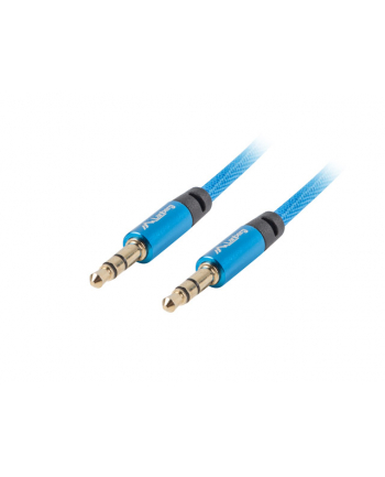 Lanberg Premium kabel Audio Mini jack 3,5mm 3pin, 2m Niebieski