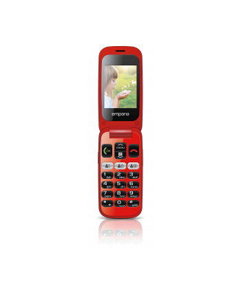 emporia Telefon One V200 czarno-czerwony