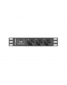 lanberg Listwa zasilająca Rack PDU 10 1U 3x Schuko 2m 16A czarna - nr 10