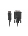 Lanberg kabel Displayport(M) V1.2->DVI-D(M)(24+1) 1.8m Czarny DUAL LINK - nr 7