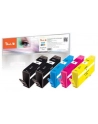 Zestaw tuszy PEACH PI300-685 | CMYBK | HP No. 364 | + 1 tusz black GRATIS - nr 1