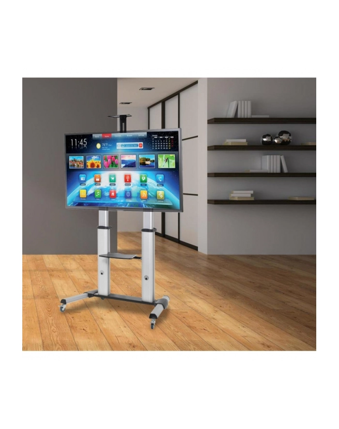 techly Stojak mobilny do dużych TV LCD/LED 60-100 cali 100kg VESA 2 półki główny