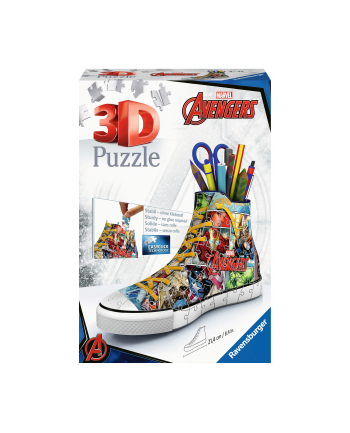 Puzzle 3D 108el Trampek na biurko - Avengers 121137 RAVENSBURGER nr 2