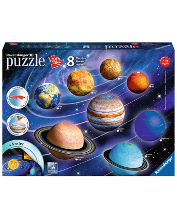 Puzzle 3D Układ planet 2x27el/2x54el/2x72el/2x108el 116683 RAVENSBURGER