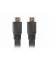 lanberg Kabel HDMI-HDMI M/M v2.0 3m czarny płaski - nr 12