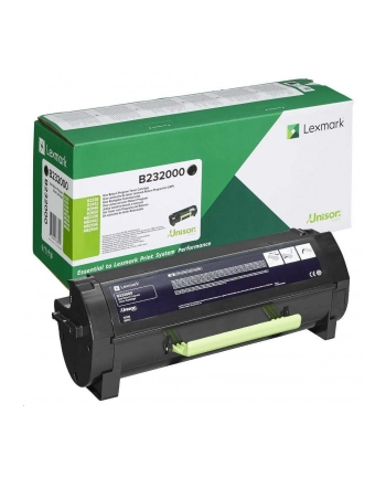 lexmark Toner Yield B232000 3k czarny nr 1