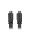 lanberg Kabel HDMI-HDMI M/M v2.0 3m czarny płaski - nr 12