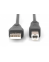 assmann Kabel połączeniowy USB 2.0 HighSpeed Typ USB A/USB B M/M czarny 1,8m - nr 8