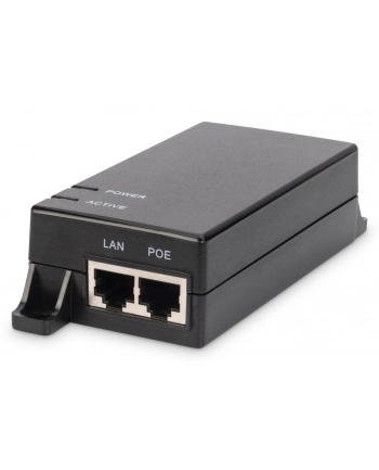 digitus Zasilacz/Adapter PoE 802.3af, max. 48V 15.4W Gigabit 10/100/1000Mbps, aktywny nr 1