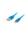 lanberg Kabel Premium USB micro BM - AM 2.0 1.8m niebieski QC 3.0 - nr 7