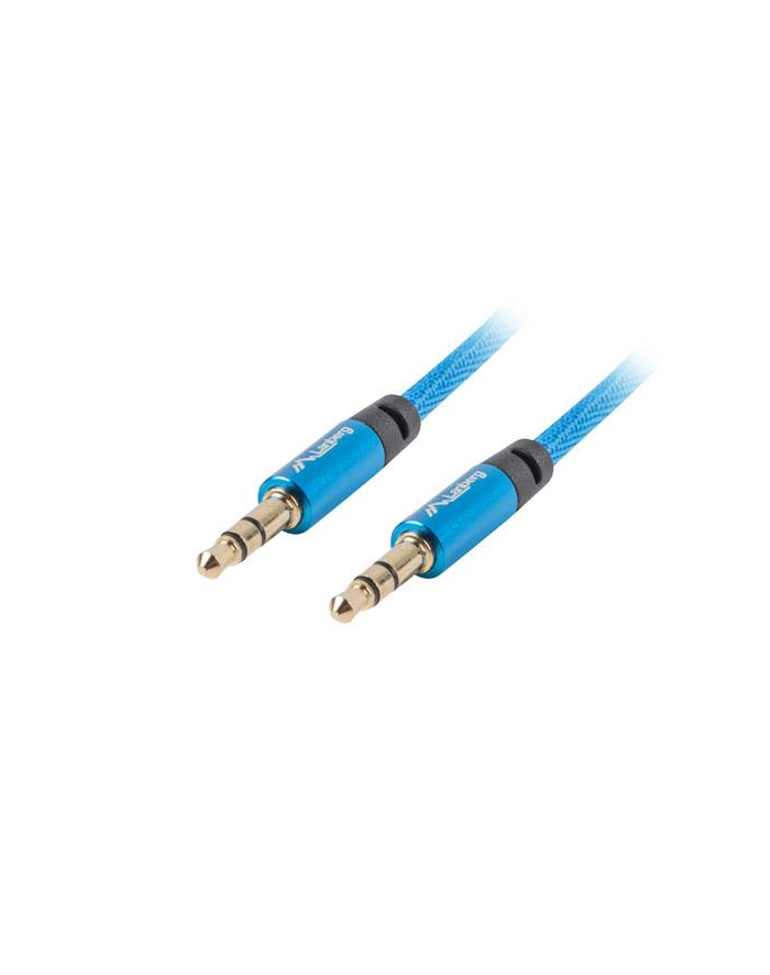 lanberg Kabel Premium Minijack - Minijack M/M 3.5mm 1m niebieski główny