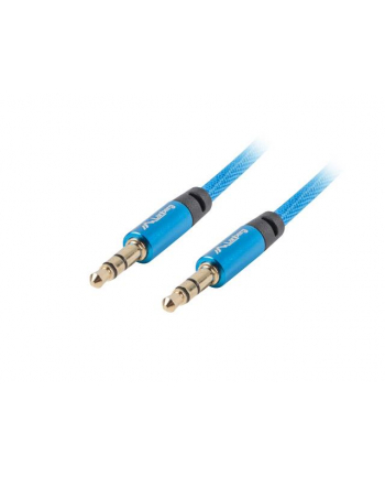 lanberg Kabel Premium Minijack - Minijack M/M 3.5mm 2m niebieski