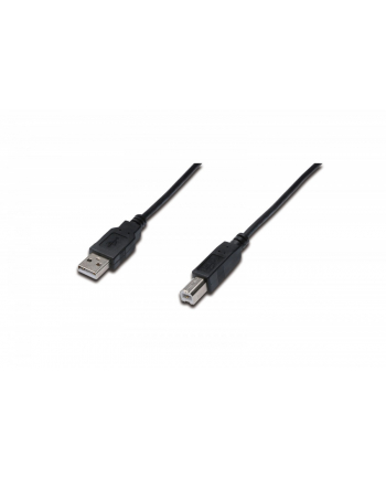 assmann Kabel połączeniowy USB 2.0 HighSpeed Typ USB A/USB B M/M czarny 1,8m