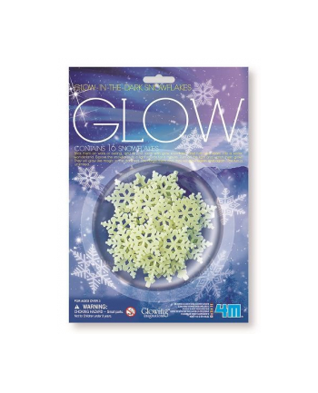 4m Naklejki na ścianę Płatki śniegu Glow