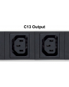 intellinet Listwa zasilająca rack 19 1U 110V-250V/10A 8 gniazd C13 kabel 2m - nr 21