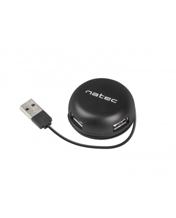 natec Hub USB 4 porty Bumblebee USB 2.0 czarny nr 1