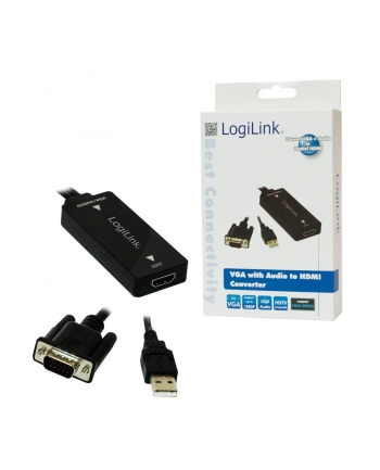 logilink Konwerter VGA do HDMI z audio nr 2