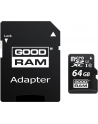 goodram Karta pamięci microSD 64GB CL10 UHS I + adapter - nr 24