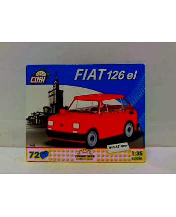 COBI 24531 Cars Mały Fiat 126P 1994-1999 72kl