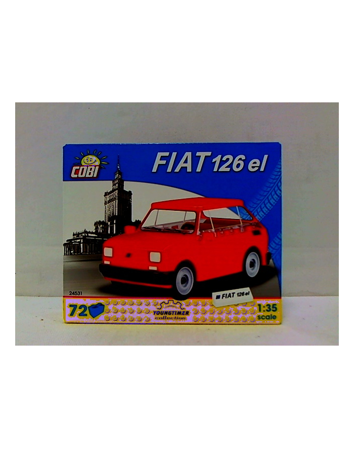 COBI 24531 Cars Mały Fiat 126P 1994-1999 72kl główny