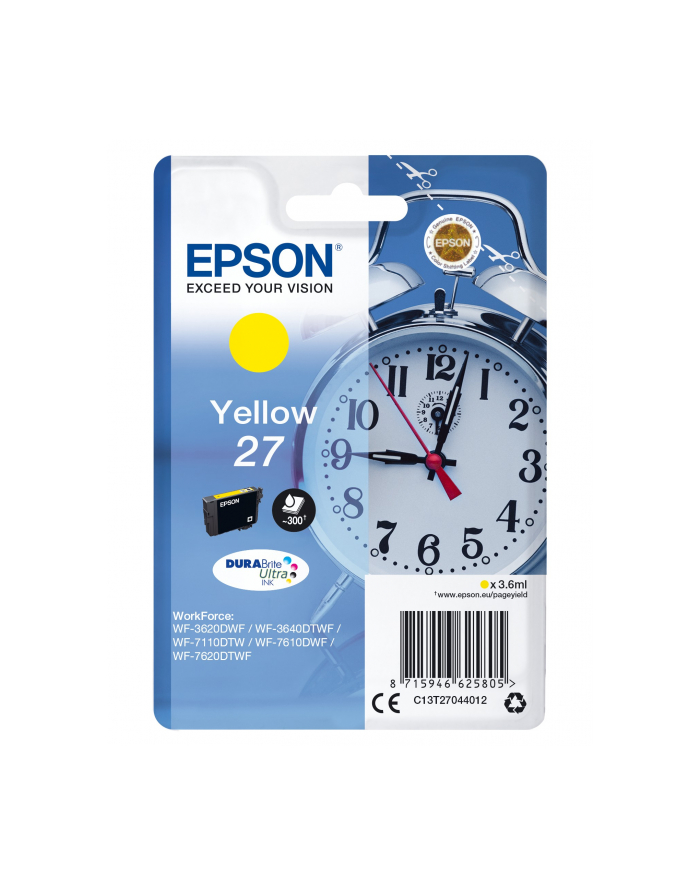 epson Tusz T2704 zółty 3.6ml do WF-3620/7110/7610 główny