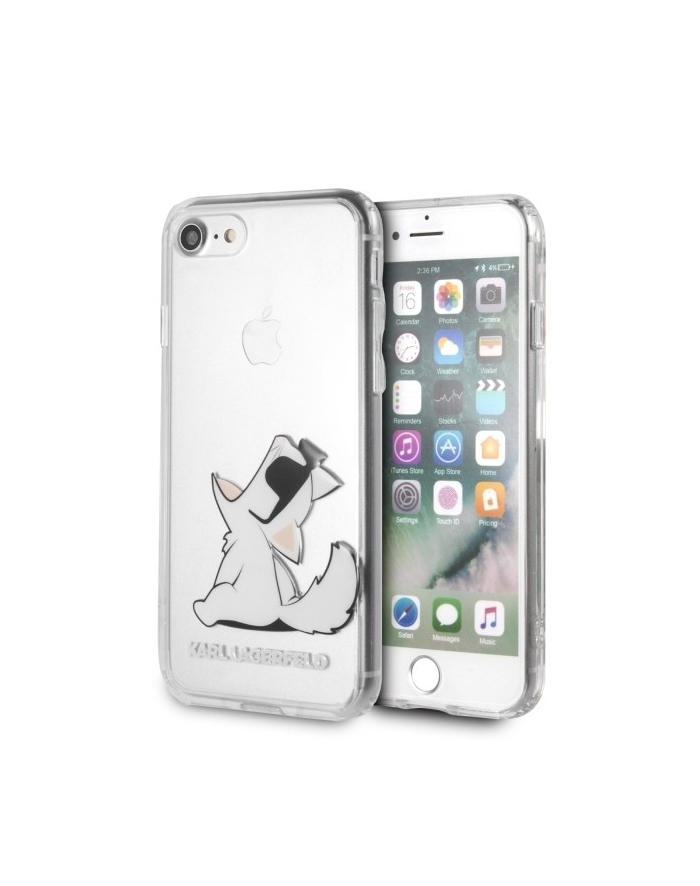 Etui hardcase Karl Lagerfeld iPhone 7/8 KLHCI8CFNRC przezroczysty Choupette Fun główny