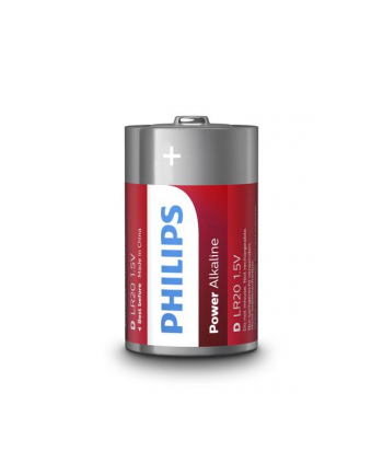 philips Baterie Power Alkaline D 2szt. blister (LR20)