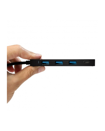 logilink Hub USB-C 3.1 4-porty ultra slim, czarny