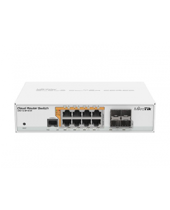mikrotik Smart switch CRS112-8P-4S-IN 8X GB , 4X SFP CAGES, 400MHZ CPU, 128MB RAM,