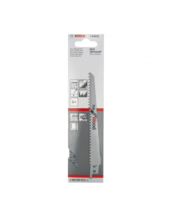 BRZESZCZOT S 644 D 150MM 6Z/CA HCS BOSCH główny
