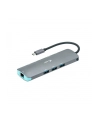 i-tec USB-C Metal Nano Stacja Dokująca 1x HDMI 4K Ultra HD 3840 x 2016 @ 30Hz 1x czytnik SD 1x czytnik micro SD 1x Ethernet GLAN RJ-45 port 1x - nr 67