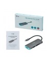 i-tec USB-C Metal Nano Stacja Dokująca 1x HDMI 4K Ultra HD 3840 x 2016 @ 30Hz 1x czytnik SD 1x  czytnik micro SD 3x USB 3.0 1x USB-C Power D - nr 10