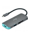 i-tec USB-C Metal Nano Stacja Dokująca 1x HDMI 4K Ultra HD 3840 x 2016 @ 30Hz 1x czytnik SD 1x  czytnik micro SD 3x USB 3.0 1x USB-C Power D - nr 38