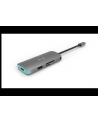 i-tec USB-C Metal Nano Stacja Dokująca 1x HDMI 4K Ultra HD 3840 x 2016 @ 30Hz 1x czytnik SD 1x  czytnik micro SD 3x USB 3.0 1x USB-C Power D - nr 7