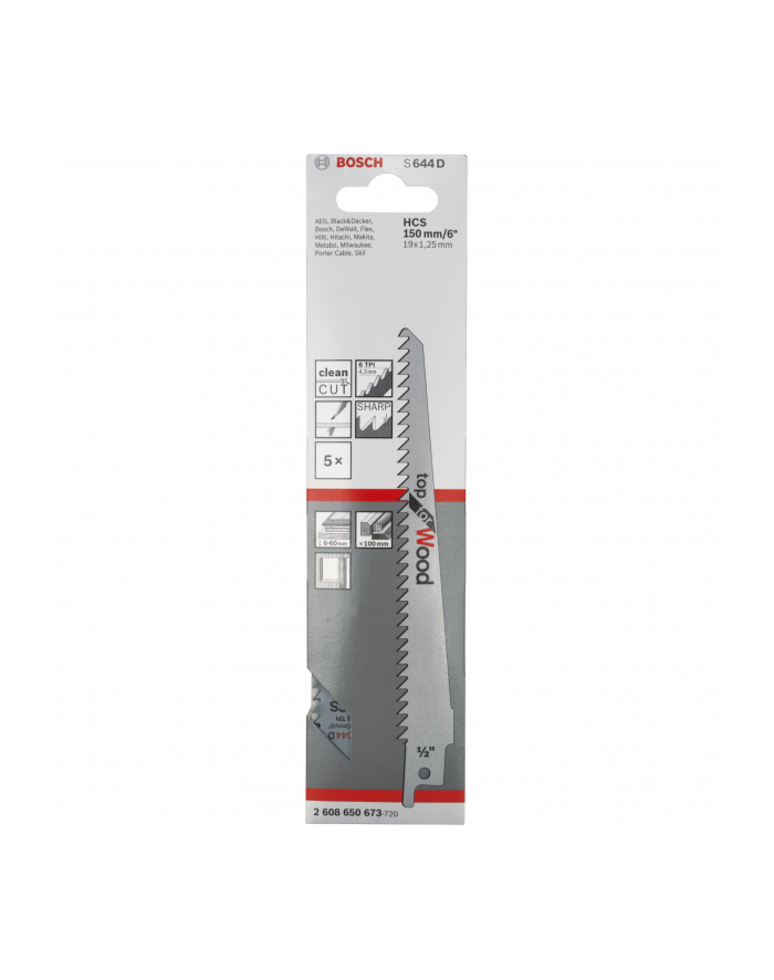 BRZESZCZOT S 644 D 150MM 6Z/CA HCS BOSCH główny