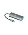 i-tec USB-C Metal Nano Stacja Dokująca 1x HDMI 4K Ultra HD 3840 x 2016 @ 30Hz 1x czytnik SD 1x  czytnik micro SD 3x USB 3.0 1x USB-C Power D - nr 10