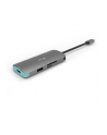 i-tec USB-C Metal Nano Stacja Dokująca 1x HDMI 4K Ultra HD 3840 x 2016 @ 30Hz 1x czytnik SD 1x  czytnik micro SD 3x USB 3.0 1x USB-C Power D - nr 41