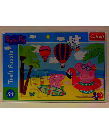 Puzzle 24-Maxi Świknka Pepa na wakacjach 14293 TREFL nr 2