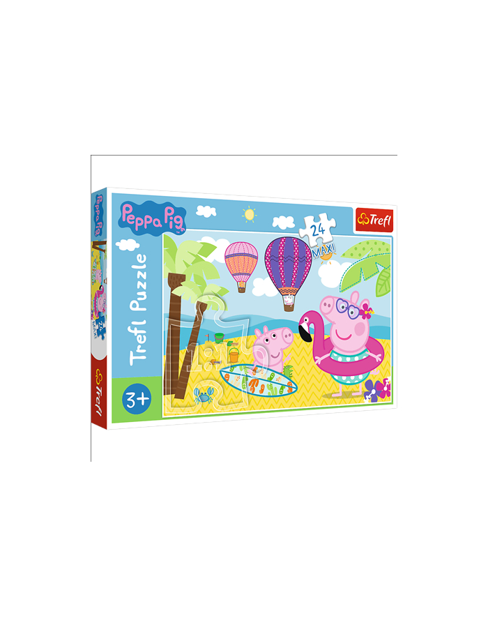 Puzzle 24-Maxi Świknka Pepa na wakacjach 14293 TREFL główny