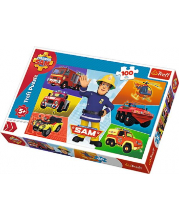 Puzzle 100el Pojazdy Strażaka Sama 16354 TREFL nr 2