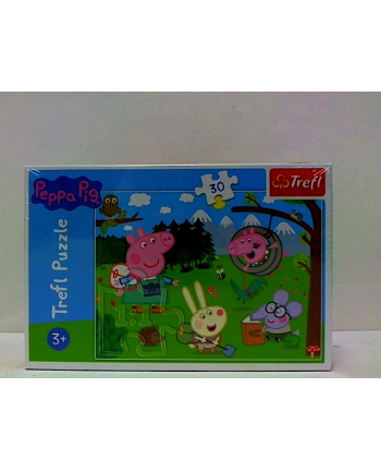 Puzzle 30el Świnka Peppa- Leśna wyprawa 18245 TREFL nr 1